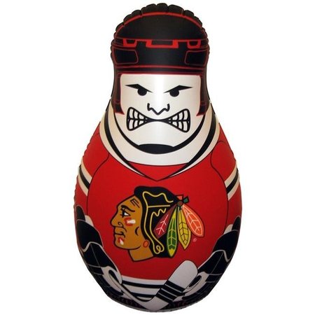 FREMONT DIE CONSUMER PRODUCTS INC Fremont Die 023245875141 40 in. NHL Chicago Blackhawks Checking Buddy Punching Bag 23245875141